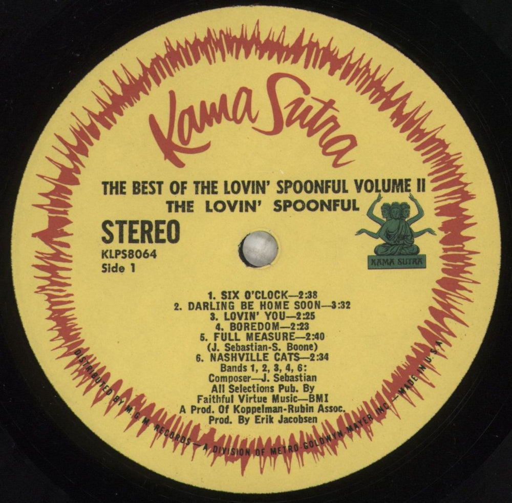 The Lovin' Spoonful The Best Of The Lovin' Spoonful Volume Two US vinyl LP album (LP record) LSPLPTH852050