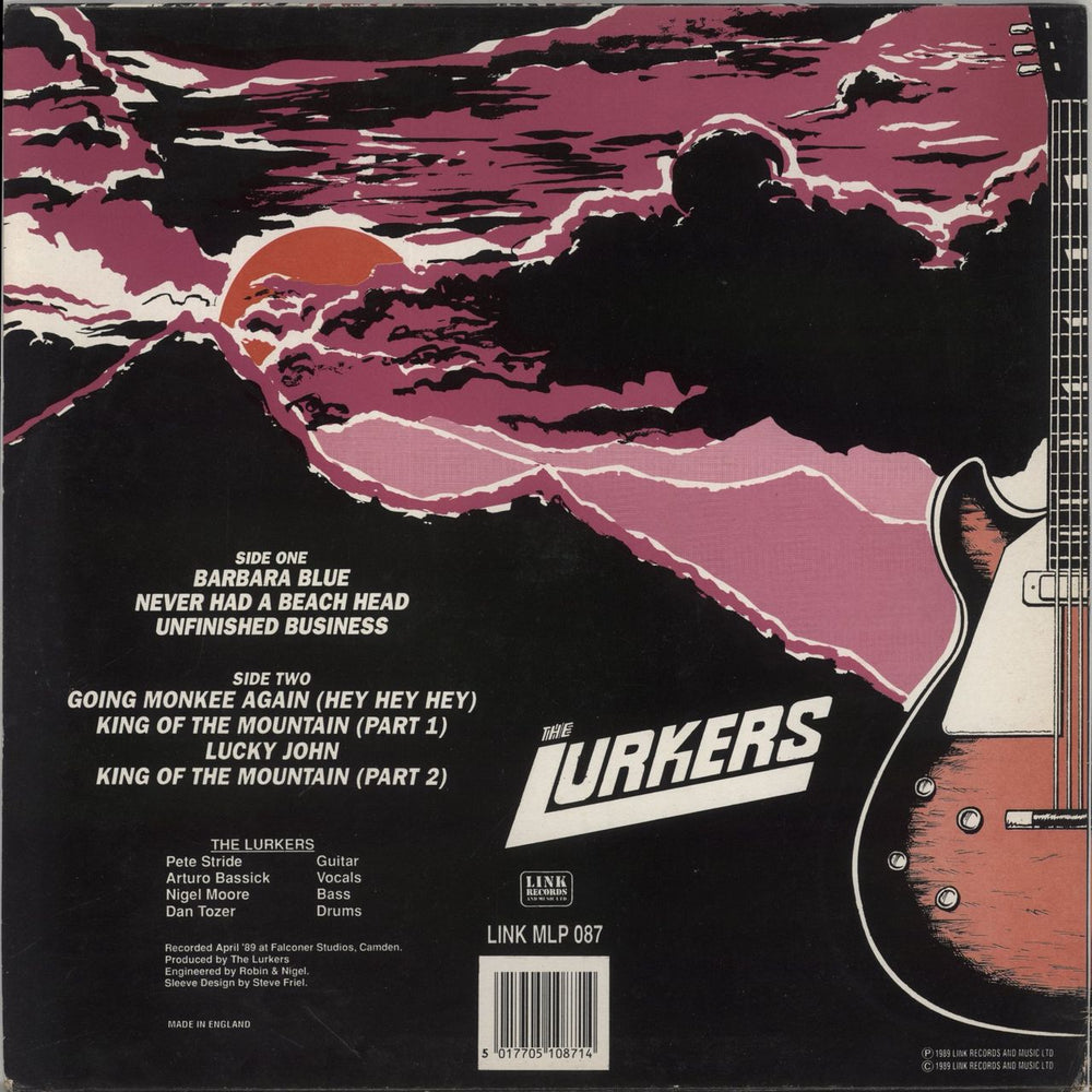 The Lurkers King Of The Mountain UK vinyl LP album (LP record) 5017705108714