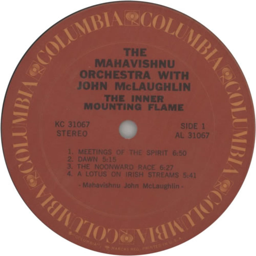 The Mahavishnu Orchestra The Inner Mounting Flame US vinyl LP album (LP record) MHVLPTH600479