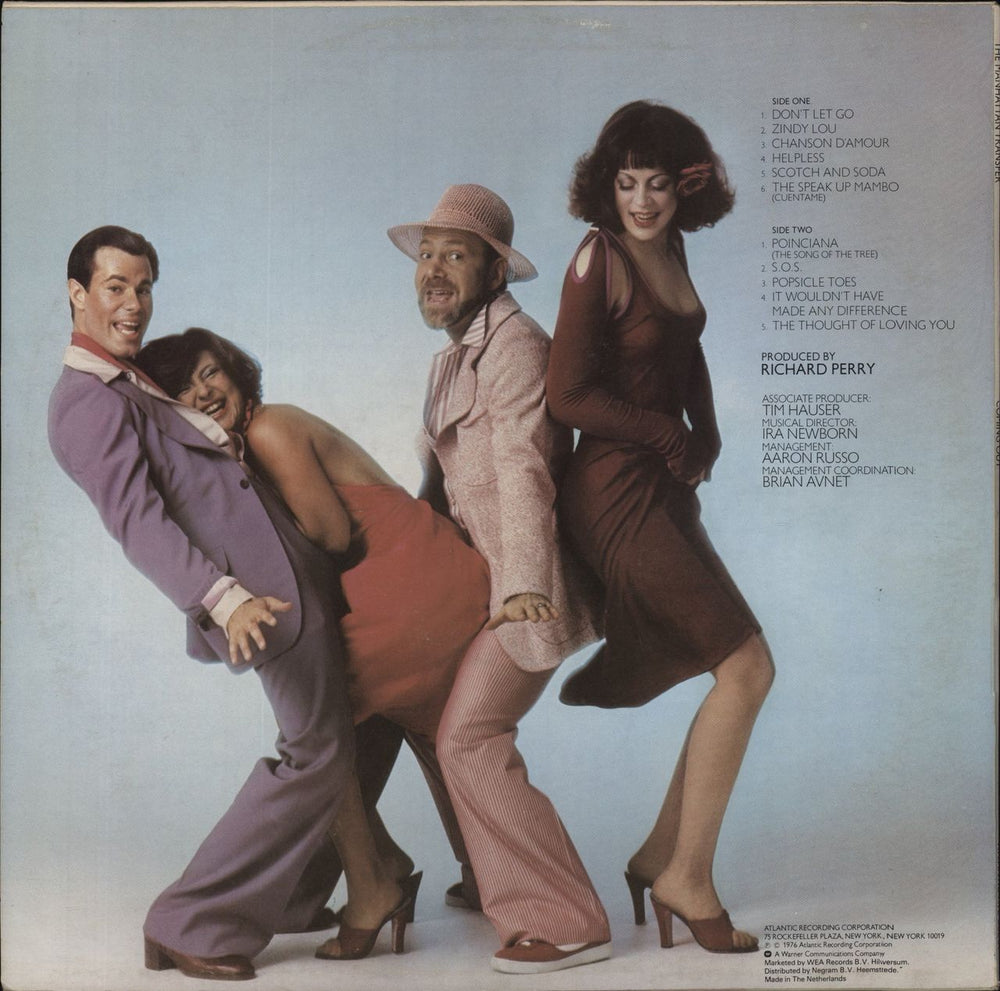 The Manhattan Transfer Coming Out Dutch vinyl LP album (LP record)