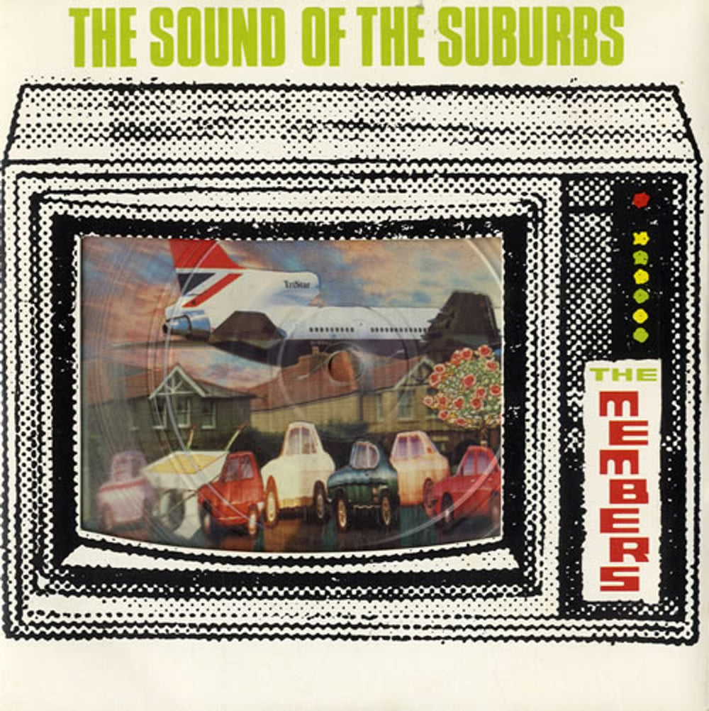 The Members The Sound Of The Suburbs - Clear Vinyl UK 7" vinyl single (7 inch record / 45) VS242