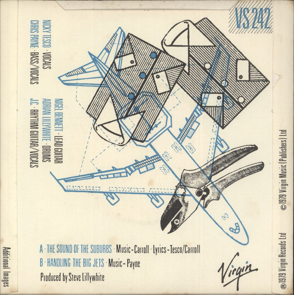 The Members The Sound Of The Suburbs - VG UK 7" vinyl single (7 inch record / 45)