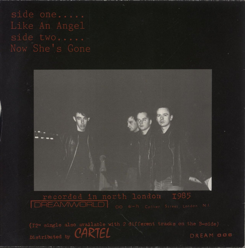 The Mighty Lemon Drops Like An Angel UK 7" vinyl single (7 inch record / 45)