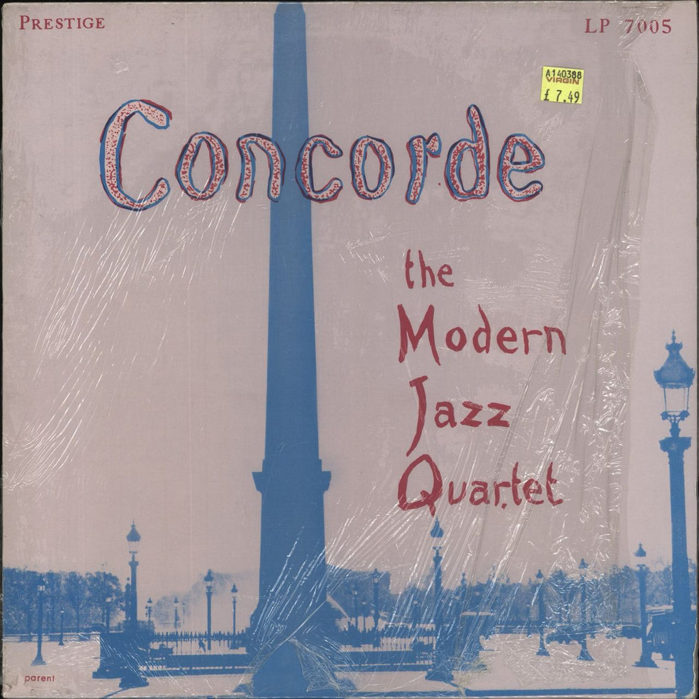 The Modern Jazz Quartet Concorde French vinyl LP album (LP record) 68.427