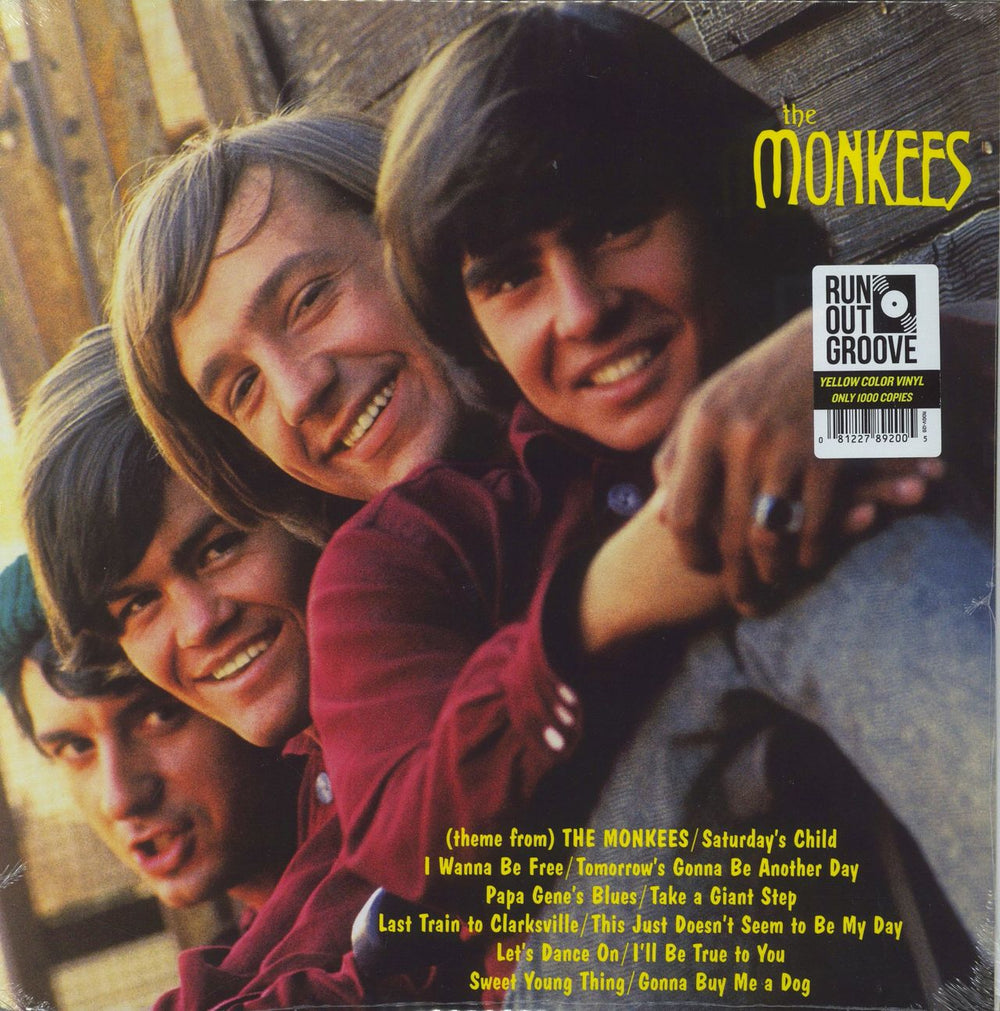 The Monkees The Monkees - 180gm - Yellow Vinyl - Sealed US 2-LP vinyl record set (Double LP Album) ROGV-113 / 081227906238