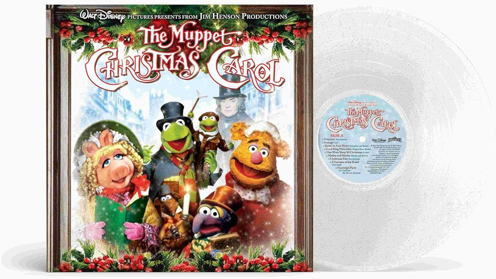 The Muppets The Muppet Christmas Carol - Clear Glitter Vinyl - Sealed UK vinyl LP album (LP record) 8759186