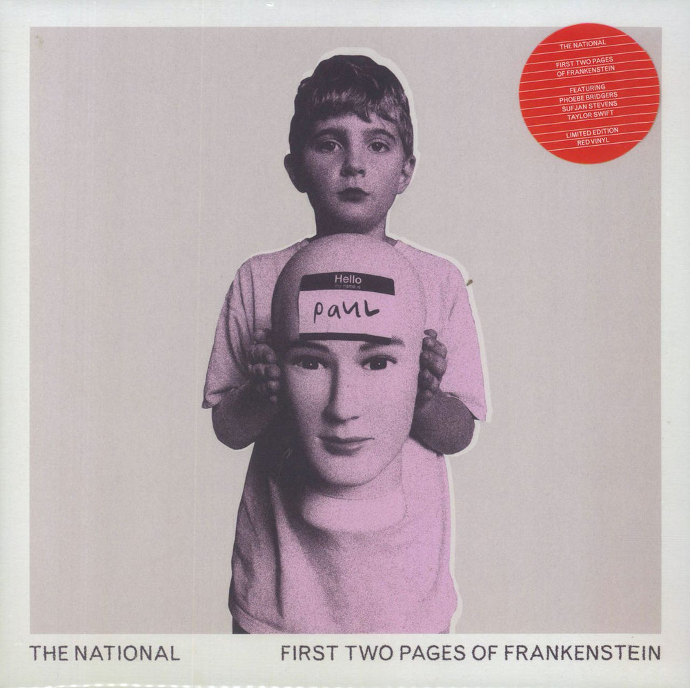 The National First Two Pages Of Frankenstein - Red Vinyl UK vinyl LP album (LP record) 4AD0566LPE