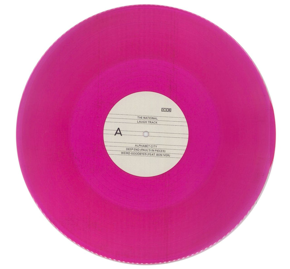 The National Laugh Track - Pink Vinyl UK 2-LP vinyl record set (Double LP Album) TN32LLA853469