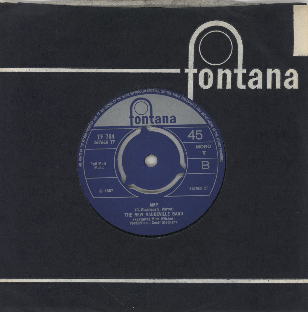 The New Vaudeville Band Peek-A-Boo UK 7" vinyl single (7 inch record / 45)