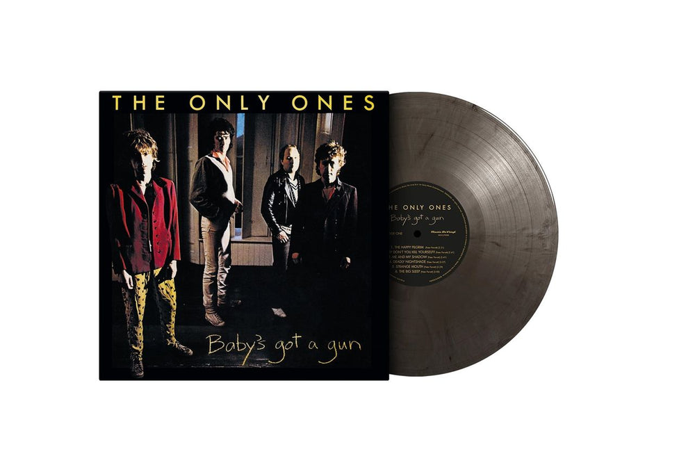 The Only Ones Baby's Got A Gun - Silver & Black Marbled Vinyl 180 Gram UK vinyl LP album (LP record) 8719262033948