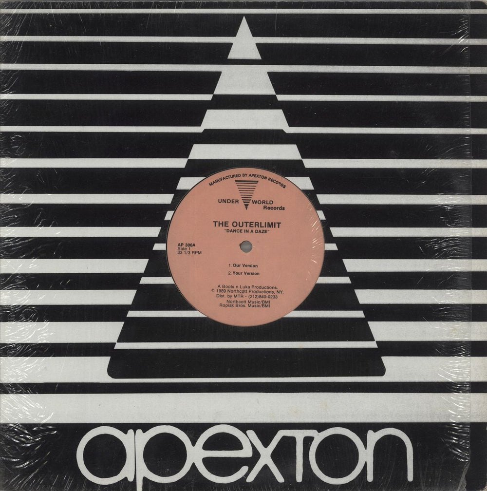 The Outerlimit Dance In A Daze US 12" vinyl single (12 inch record / Maxi-single) AP300