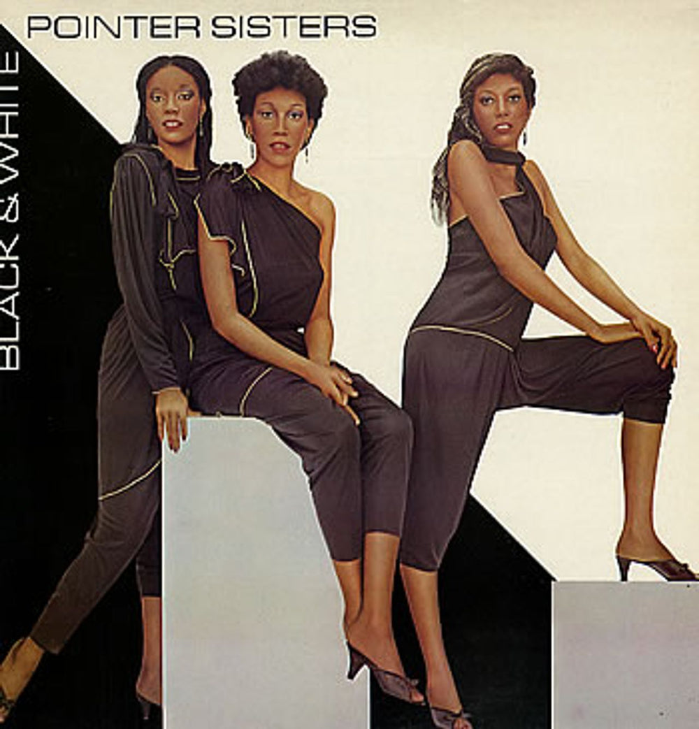 The Pointer Sisters Black & White UK vinyl LP album (LP record) K52300