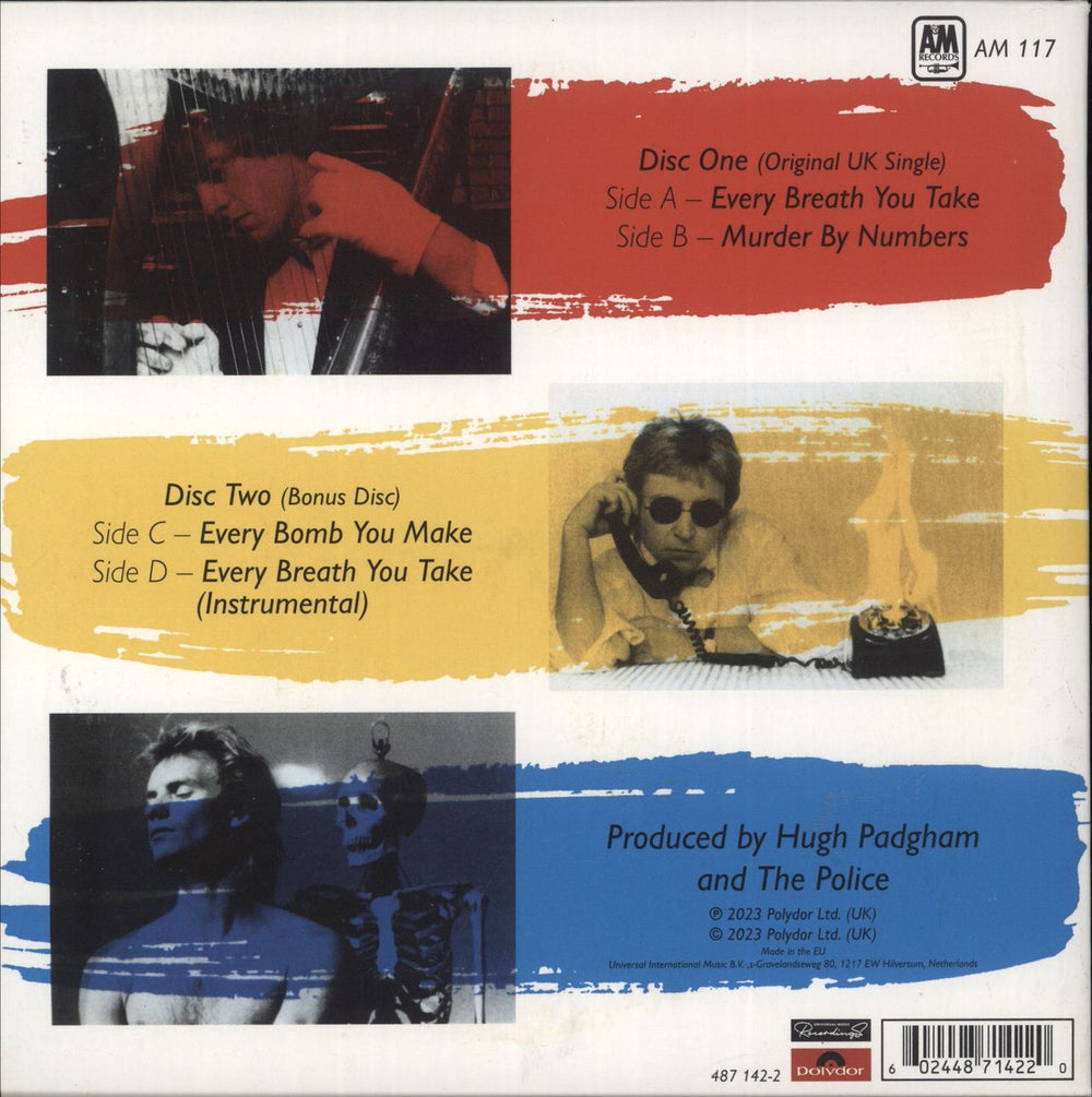The Police Every Breath You Take - Red & Yellow Vinyl - RSD 2023 UK 7" vinyl single (7 inch record / 45) 602448714220