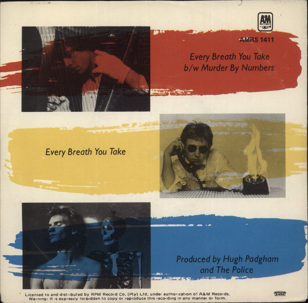 The Police Every Breath You Take South African 7" vinyl single (7 inch record / 45)