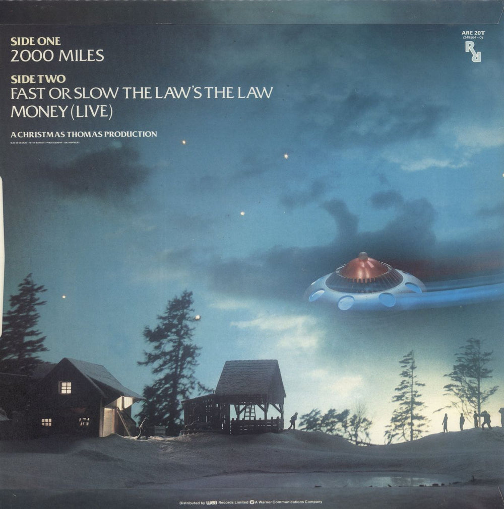 The Pretenders 2000 Miles UK 12" vinyl single (12 inch record / Maxi-single)