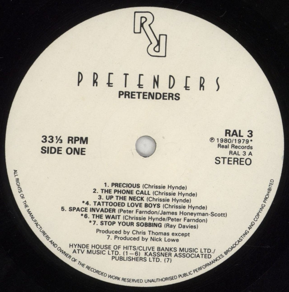 The Pretenders Pretenders UK vinyl LP album (LP record) PTNLPPR230214