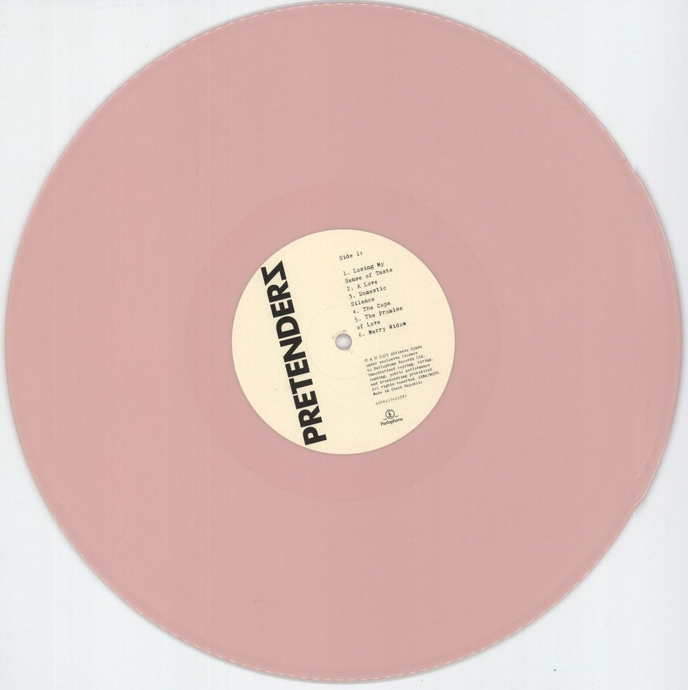 The Pretenders Relentless - Baby Pink Vinyl UK vinyl LP album (LP record) PTNLPRE871201