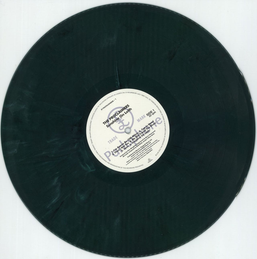 The Proclaimers Sunshine On Leith - RSD 2022 - Green Marbled Vinyl - Shrink UK 2-LP vinyl record set (Double LP Album) PCL2LSU870068