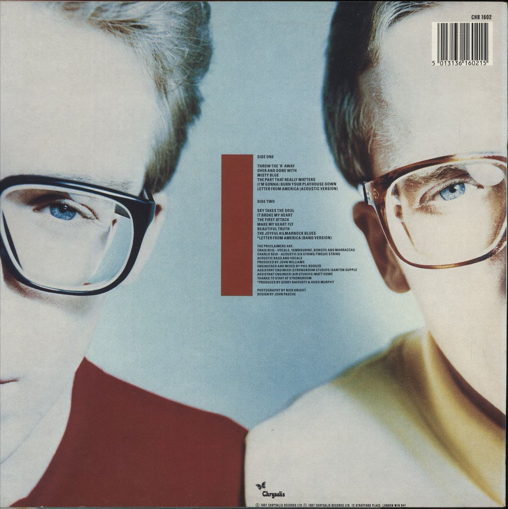 The Proclaimers This Is The Story - Singles Sticker UK vinyl LP album (LP record) 5013136160215