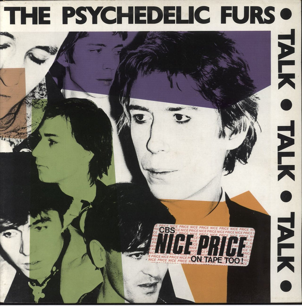 The Psychedelic Furs Talk Talk Talk - 80s Colour sleeve UK vinyl LP album (LP record) CBS32539