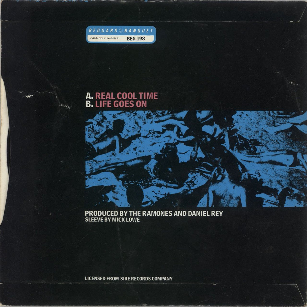 The Ramones Real Cool Time UK 7" vinyl single (7 inch record / 45)