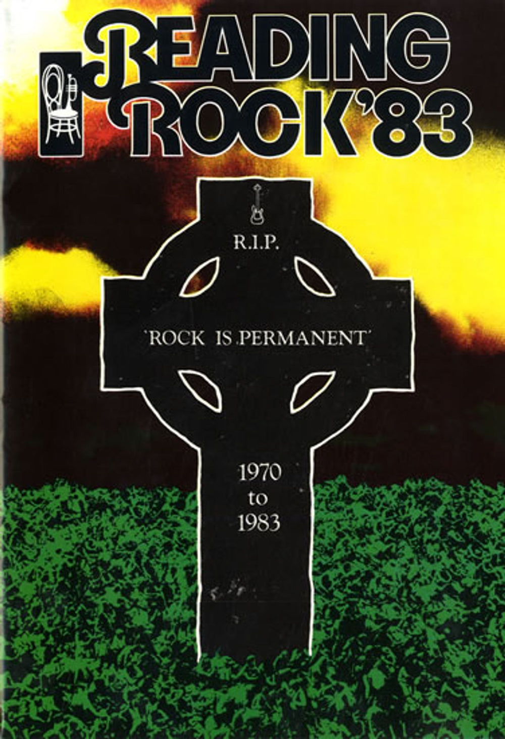 The Reading Festival Reading Rock '83 UK tour programme