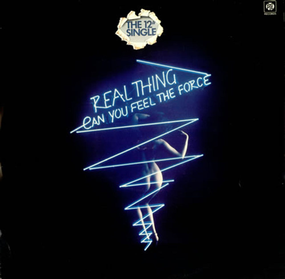 The Real Thing Can You Feel The Force? - Yellow Vinyl + P/s UK 12" vinyl single (12 inch record / Maxi-single) 7NL46147