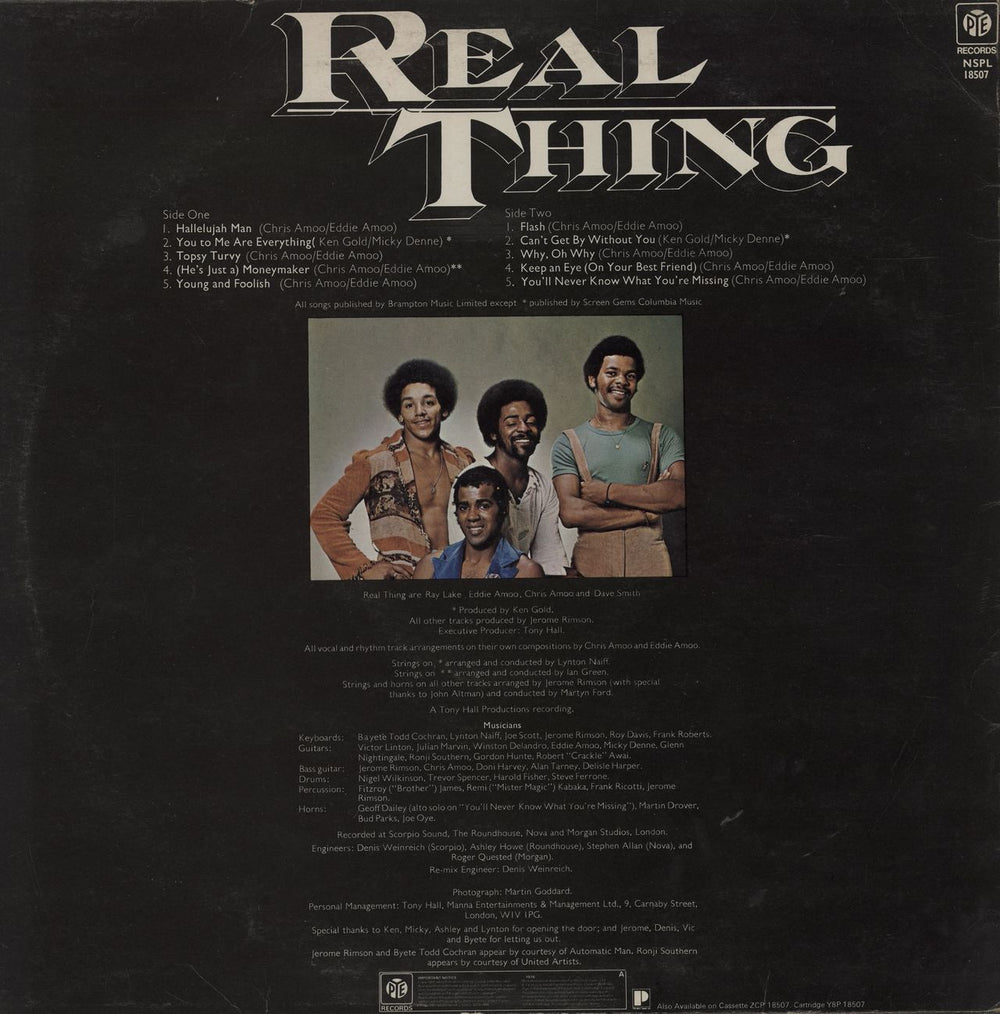 The Real Thing Real Thing UK vinyl LP album (LP record)