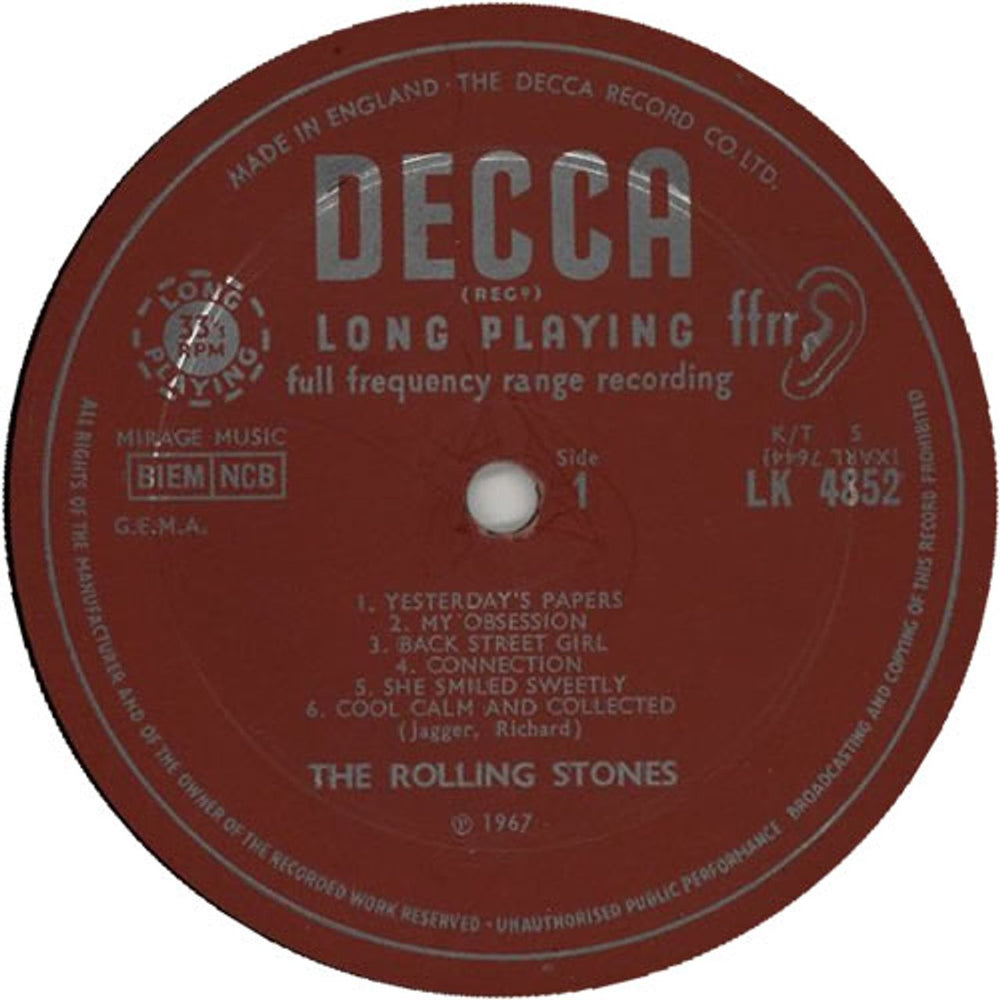 The Rolling Stones Between The Buttons - 2nd - VG UK vinyl LP album (LP record) ROLLPBE627443