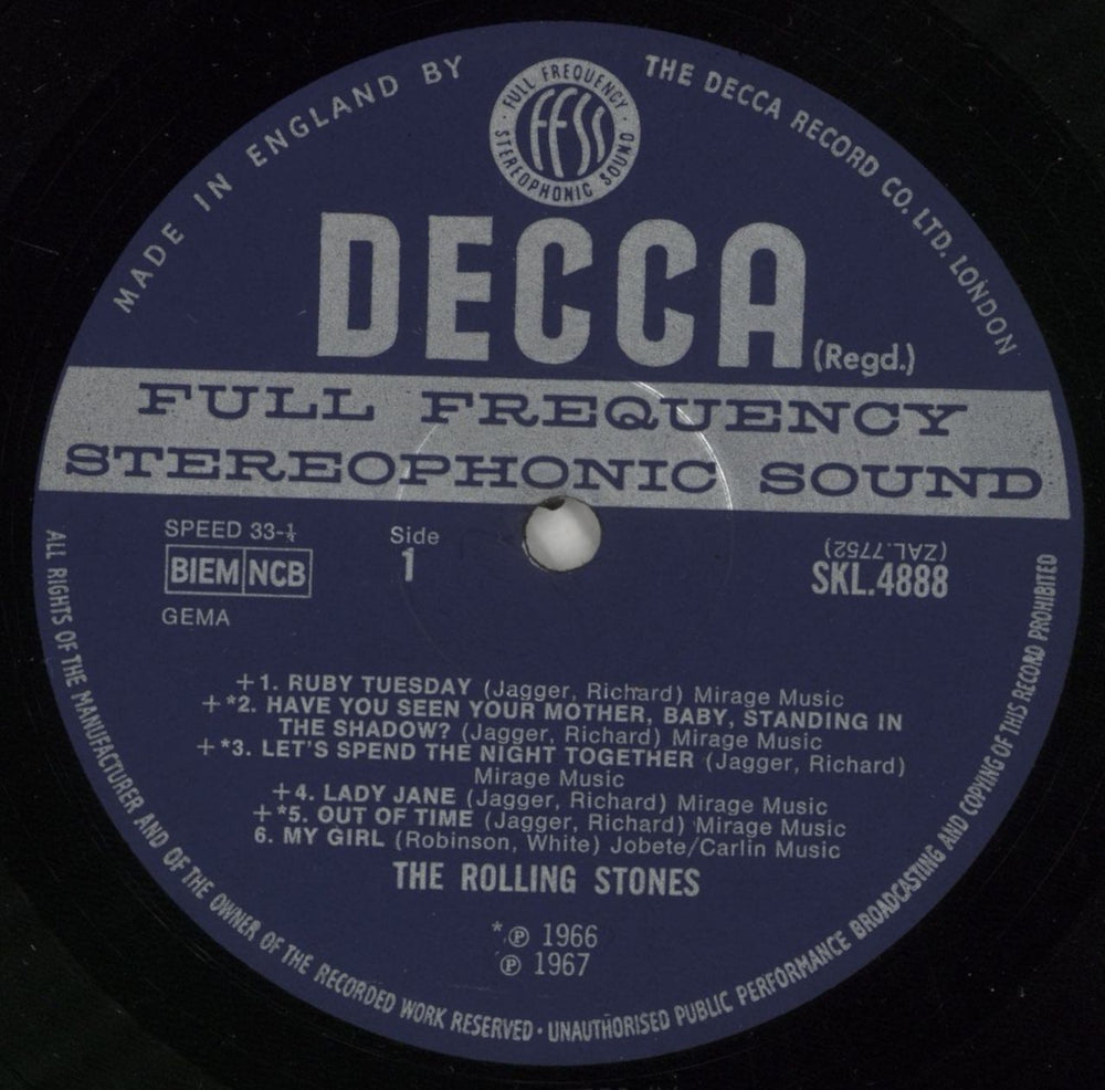 The Rolling Stones Flowers - Export - 1st - Unboxed UK vinyl LP album (LP record) ROLLPFL796267