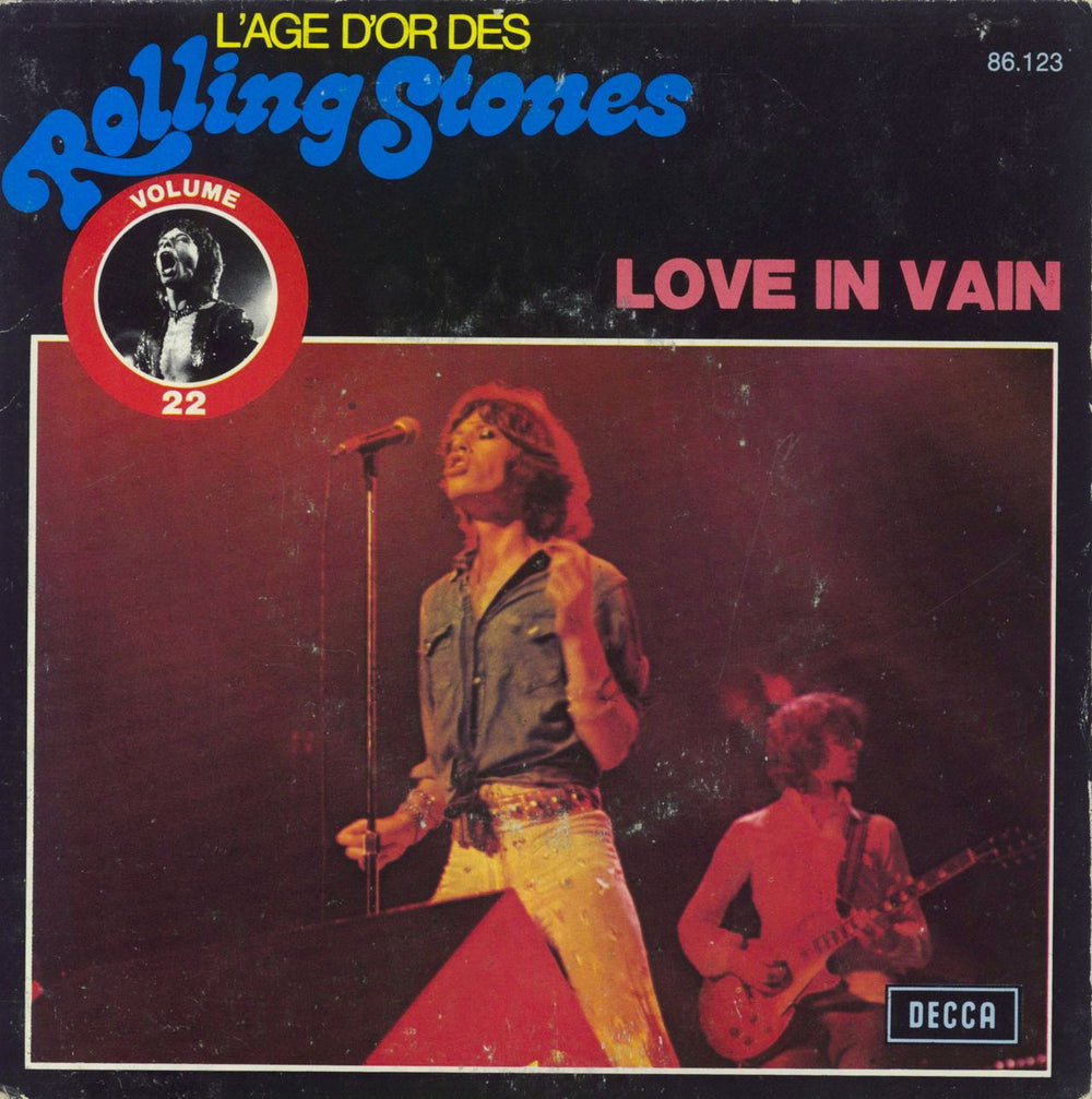 The Rolling Stones Love In Vain - EX French 7" vinyl single (7 inch record / 45) 86.123