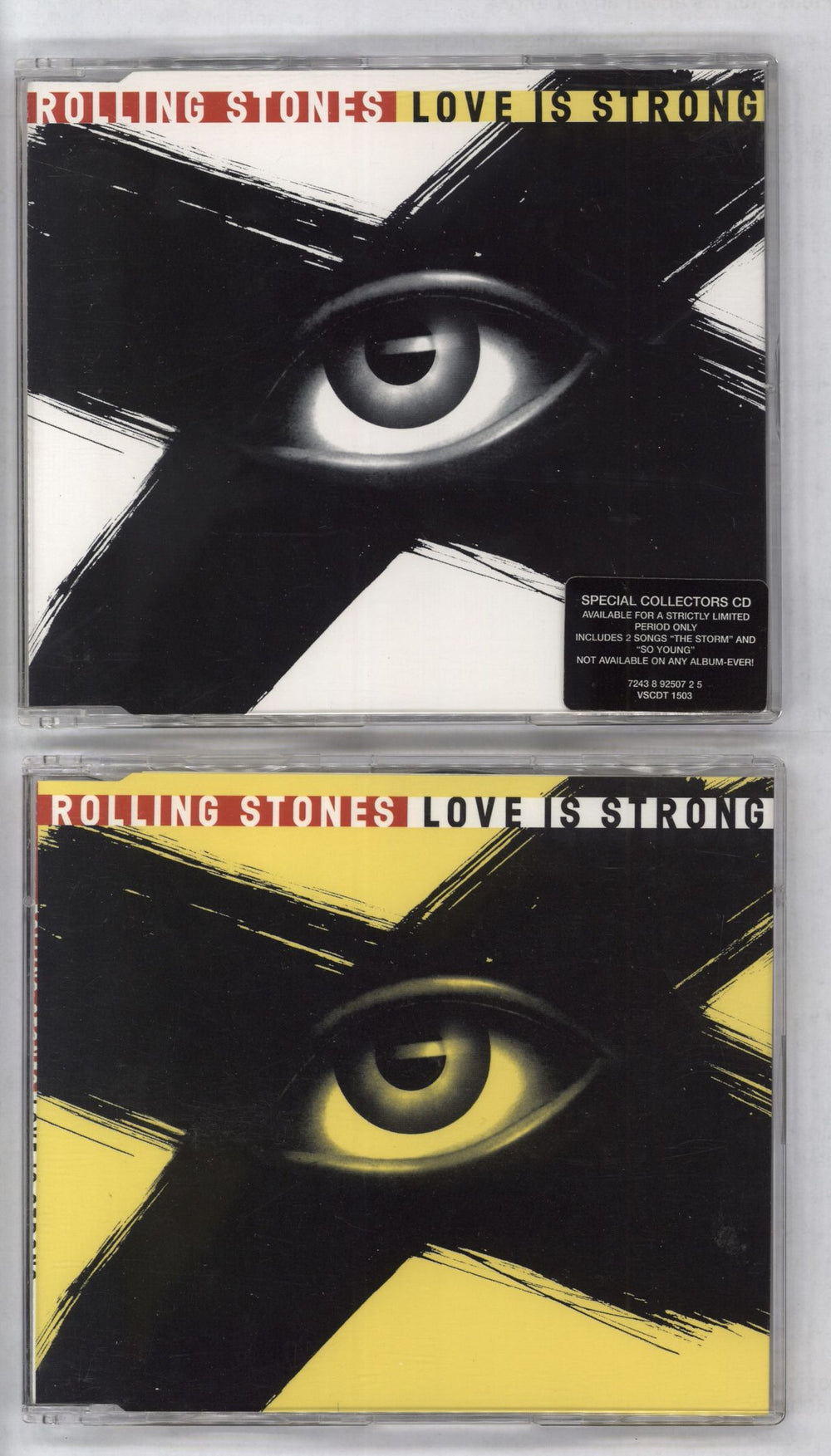 The Rolling Stones Love Is Strong UK 2-CD single set (Double CD single) VSCDT/X1503