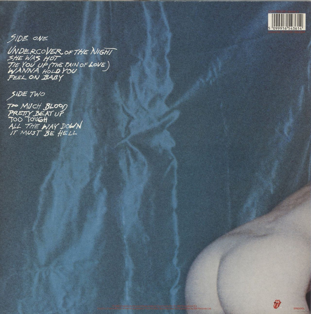 The Rolling Stones Undercover + Lyric Insert UK vinyl LP album (LP record) 5099916543614