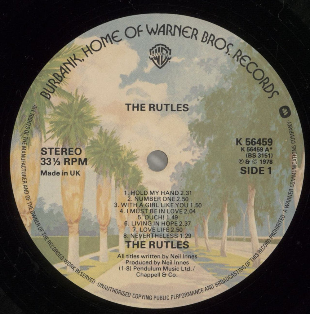 The Rutles The Rutles - EX UK vinyl LP album (LP record) RTLLPTH698164