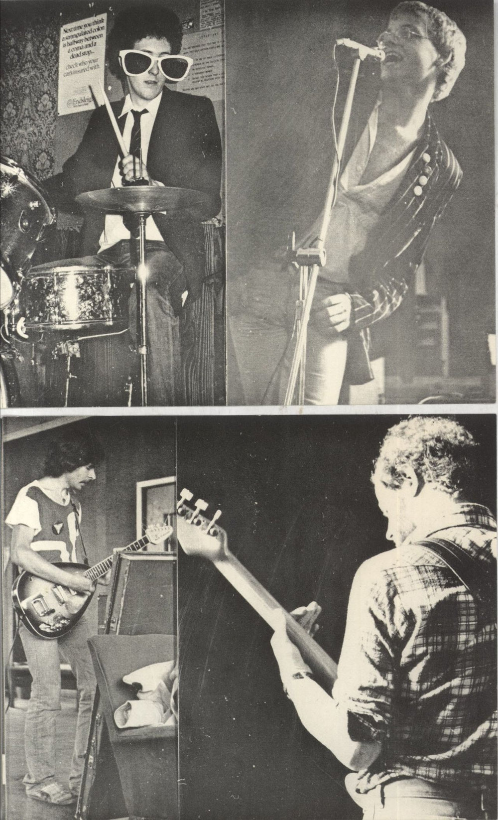 The Scabs (70S) The Scabs E.P. - EX UK 7" vinyl single (7 inch record / 45)