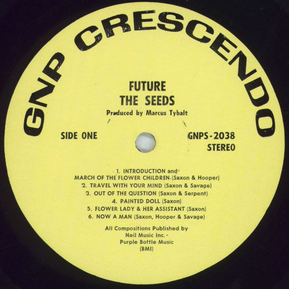 The Seeds Future - shrink US vinyl LP album (LP record) SDSLPFU827892