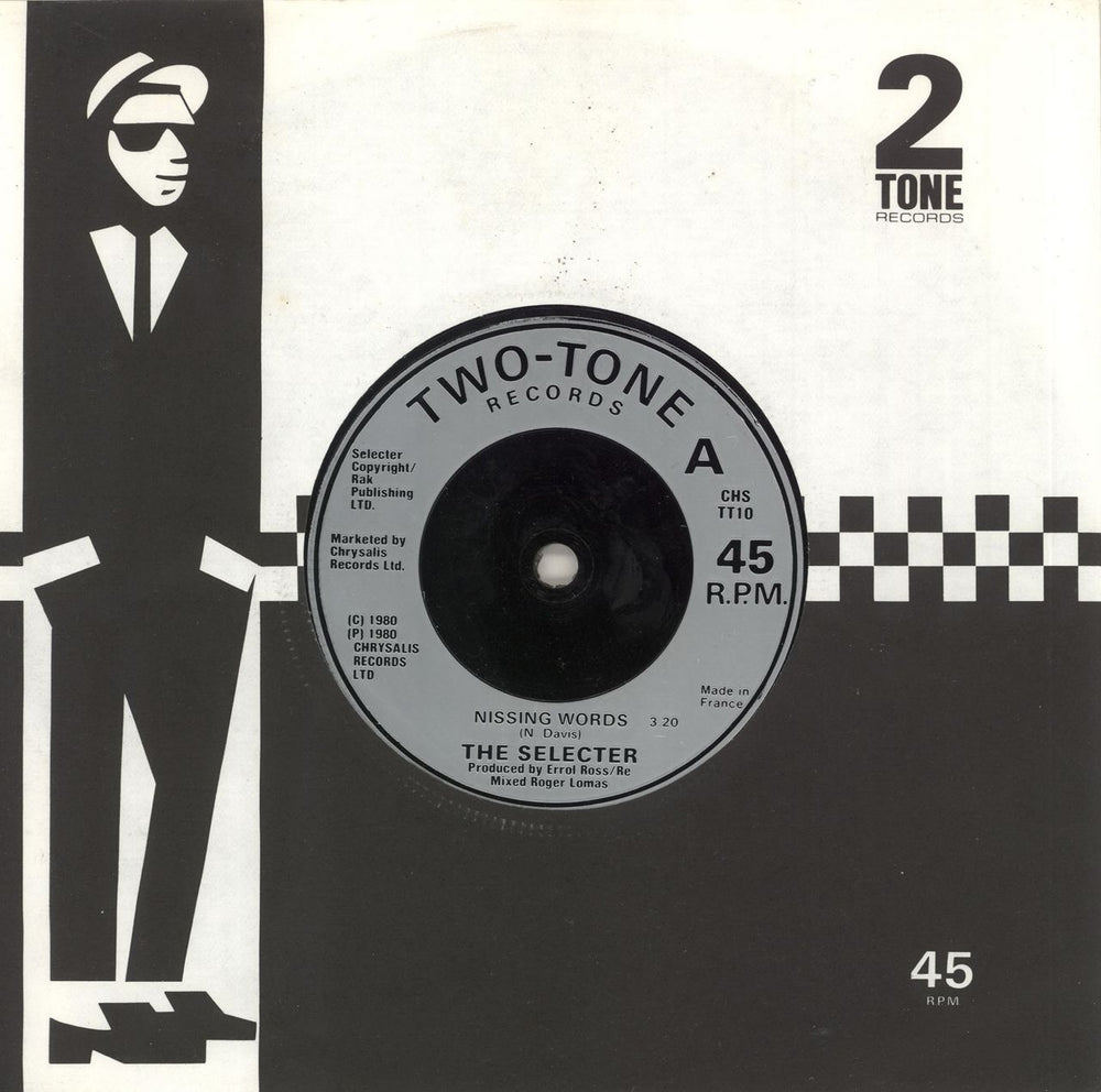 The Selecter Missing Words - Injection + Misprint French 7" vinyl single (7 inch record / 45) CHSTT10