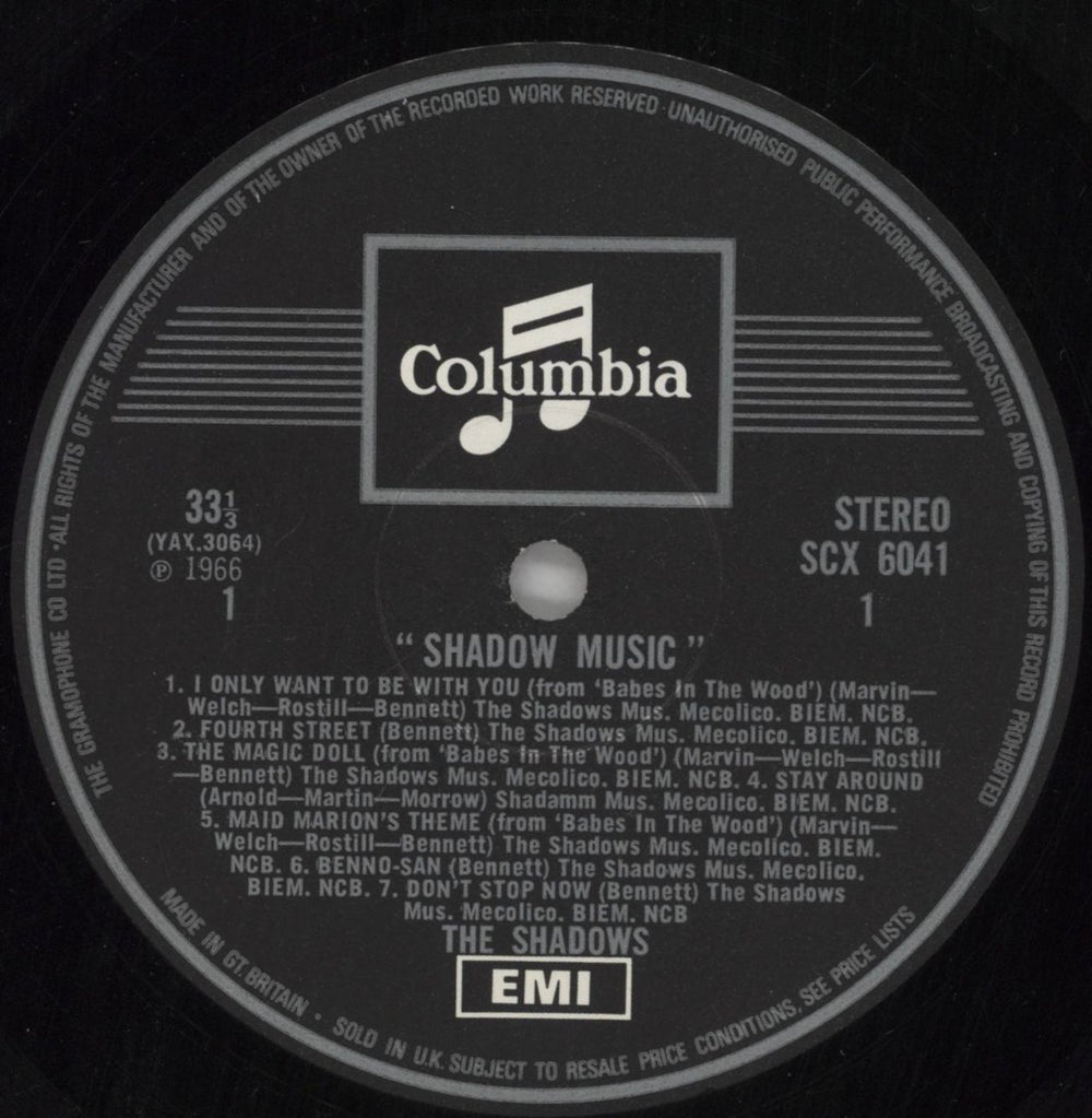 The Shadows Shadow Music - One box UK vinyl LP album (LP record) SHDLPSH235424