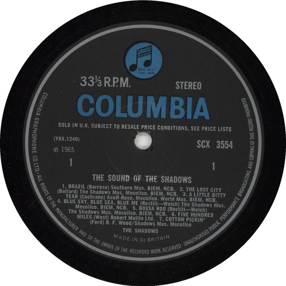 The Shadows The Sound Of The Shadows - 1st UK vinyl LP album (LP record)