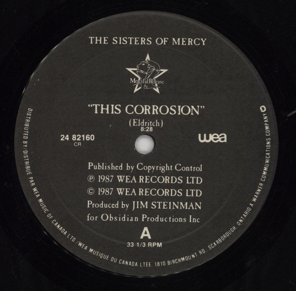 The Sisters Of Mercy This Corrosion Canadian 12" vinyl single (12 inch record / Maxi-single) SOM12TH97062