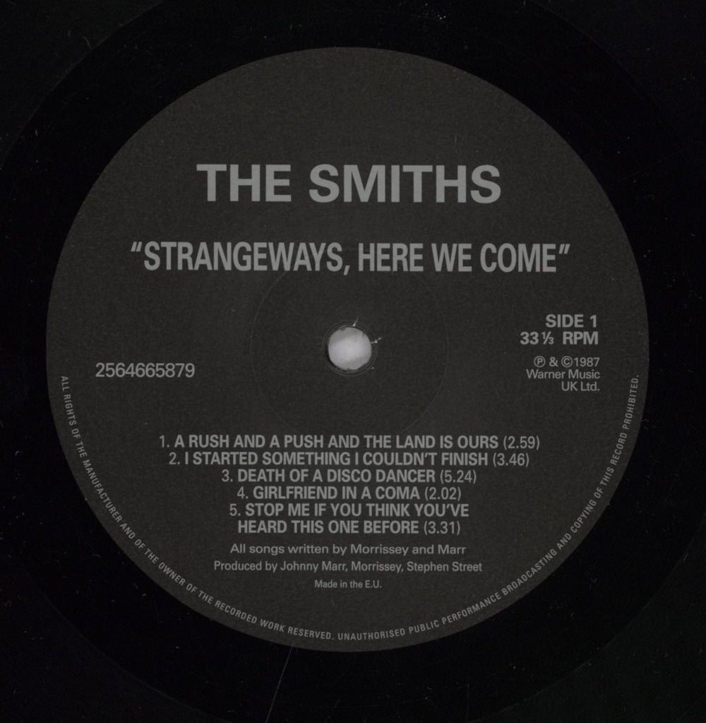 The Smiths Strangeways, Here We Come - 180gm - EX UK vinyl LP album (LP record) 825646658794