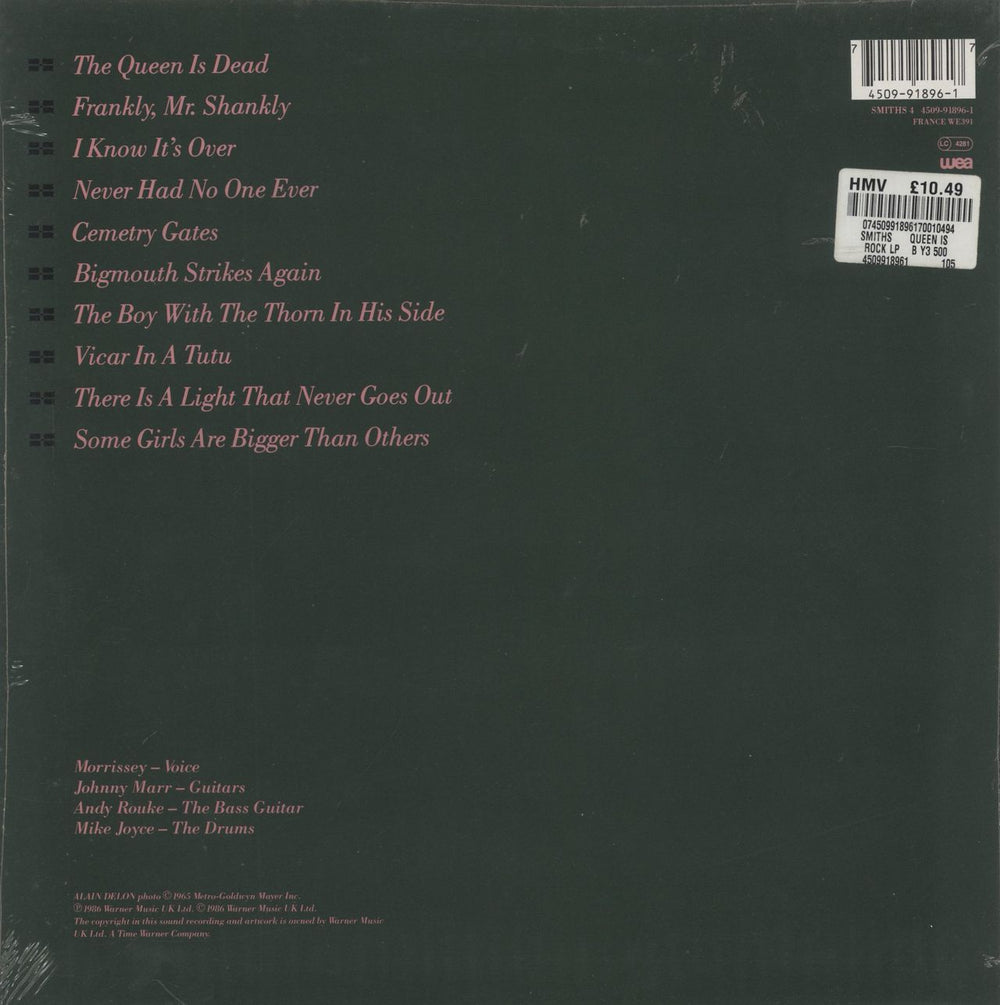 The Smiths The Queen Is Dead - Sealed UK 10" vinyl single (10 inch record) 745099189617