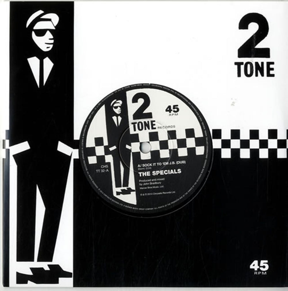 The Specials Sock It To 'Em J.B. / Rat Race - RSD14 UK 7" vinyl single (7 inch record / 45) CHSTT32