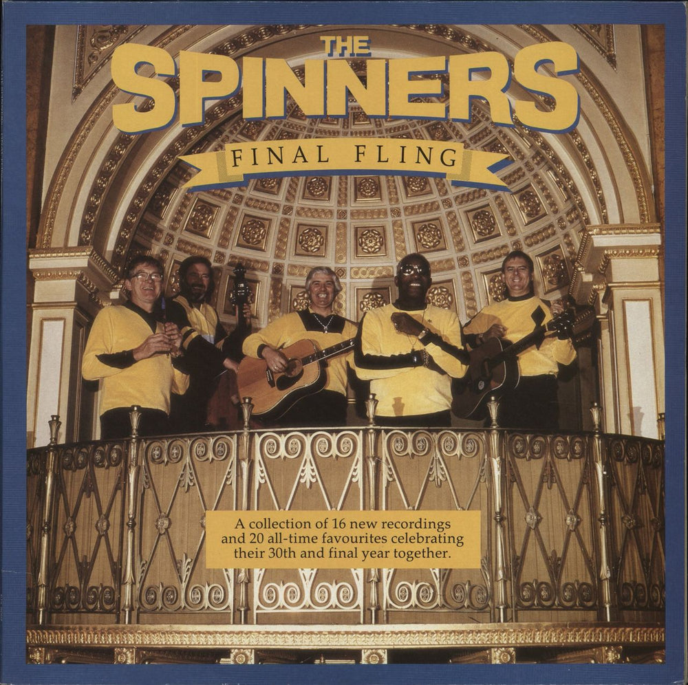 The Spinners Final Fling - Autographed UK 2-LP vinyl record set (Double LP Album) EN5007