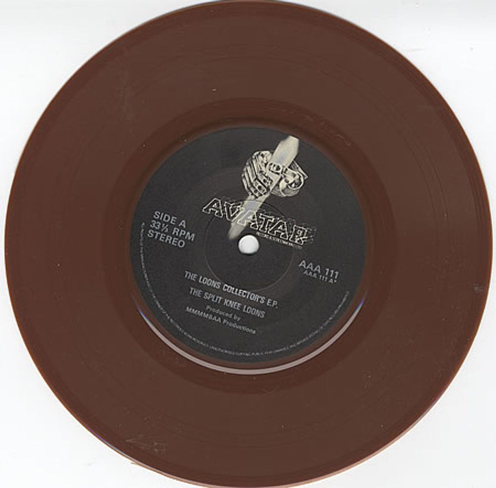 The Split Knee Loons Special Collectors' EP - Brown Vinyl UK 7" vinyl single (7 inch record / 45) TQ407SP365875