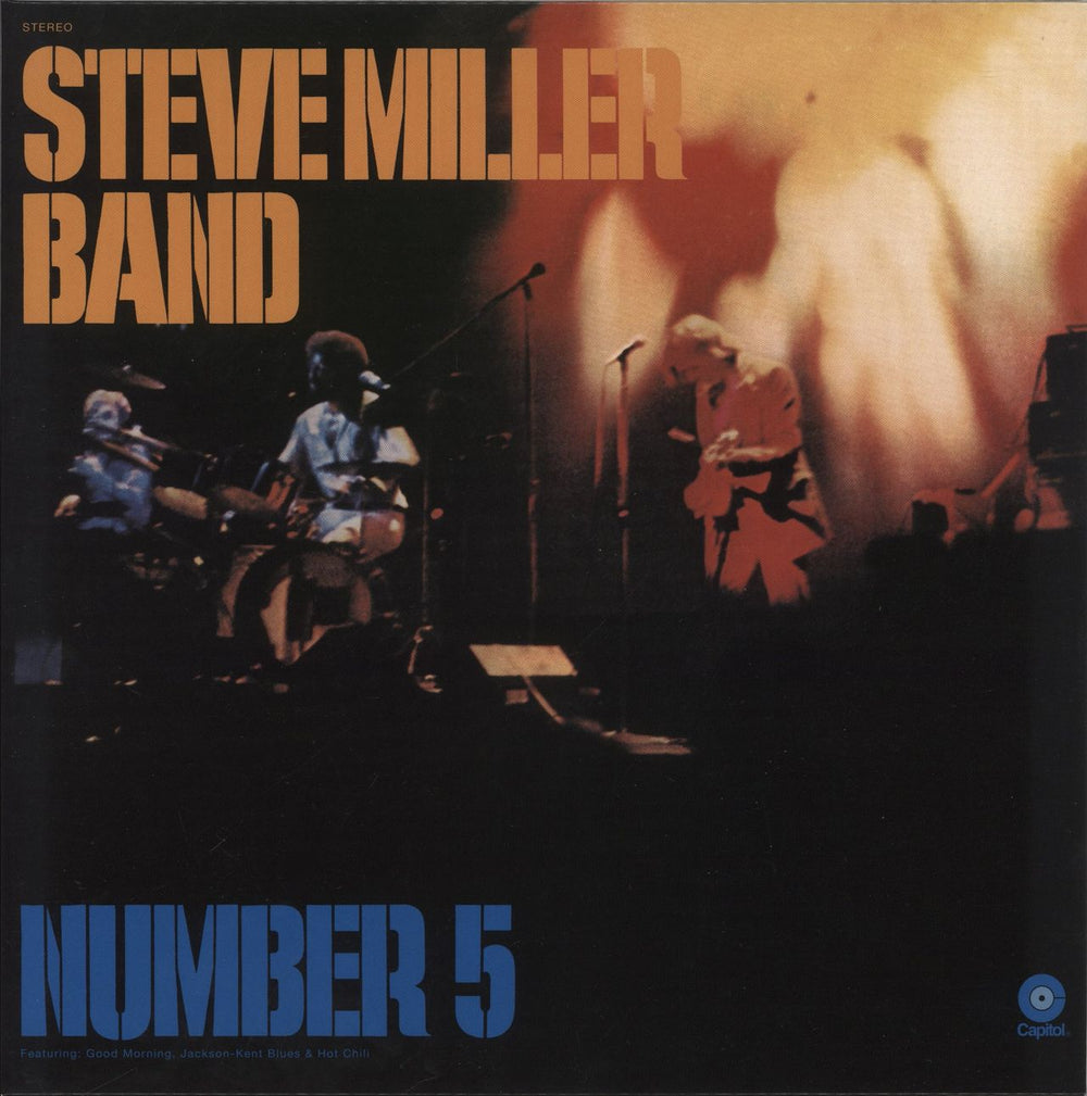 The Steve Miller Band Number 5 - Orange Vinyl UK vinyl LP album (LP record) 00602567239062