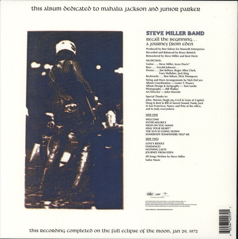 The Steve Miller Band Recall The Beginning...A Journey From Eden - Red Vinyl + Fold-out Sleeve UK vinyl LP album (LP record) 602567429791