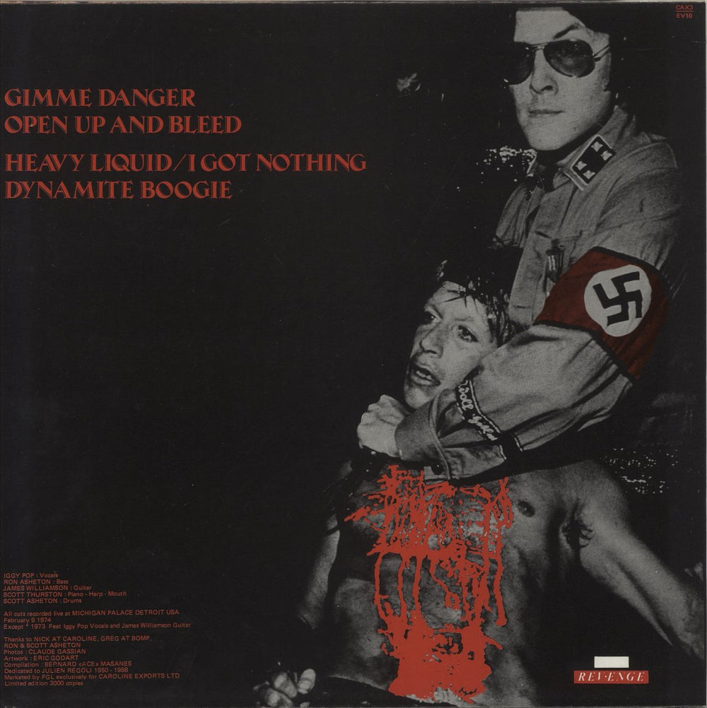 The Stooges Gimme Danger - Pink Vinyl French 12" vinyl single (12 inch record / Maxi-single)