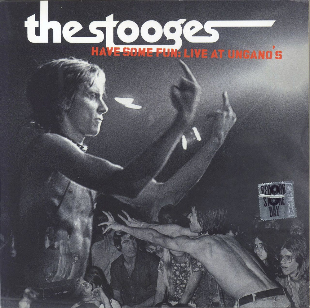 The Stooges Have Some Fun: Live At Ungano's - RSD15 - Black & White Splatter Vinyl UK vinyl LP album (LP record) 81227985601