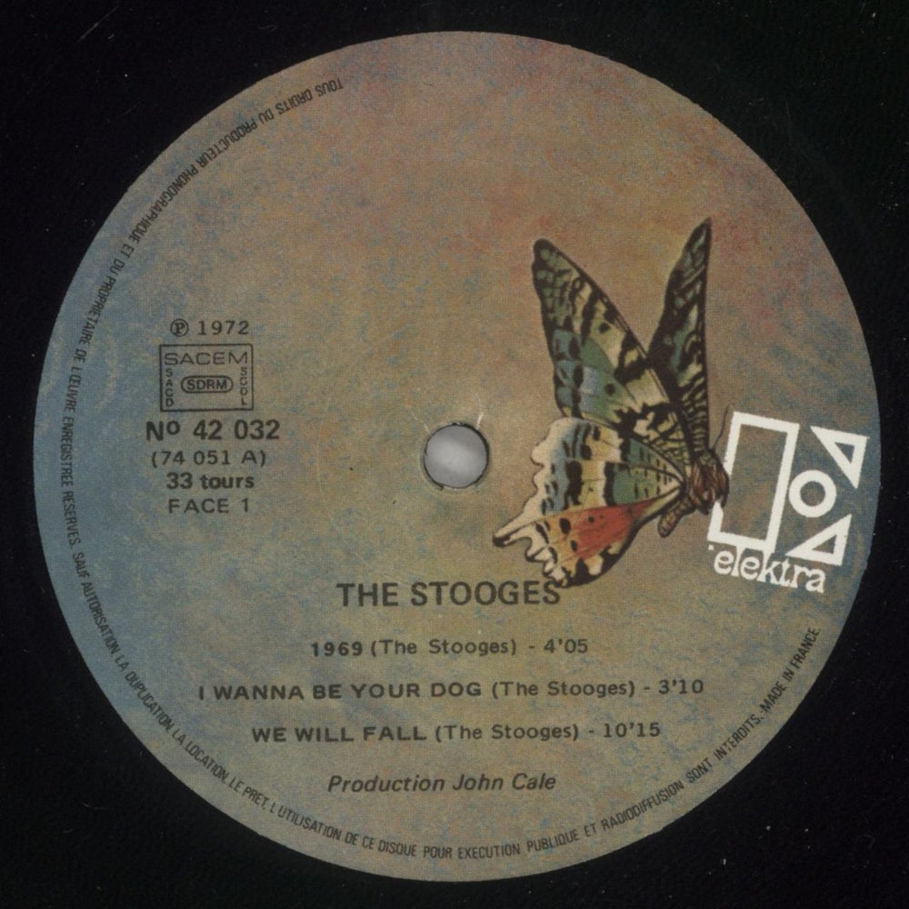 The Stooges The Stooges - Butterfly French vinyl LP album (LP record) TSGLPTH873142